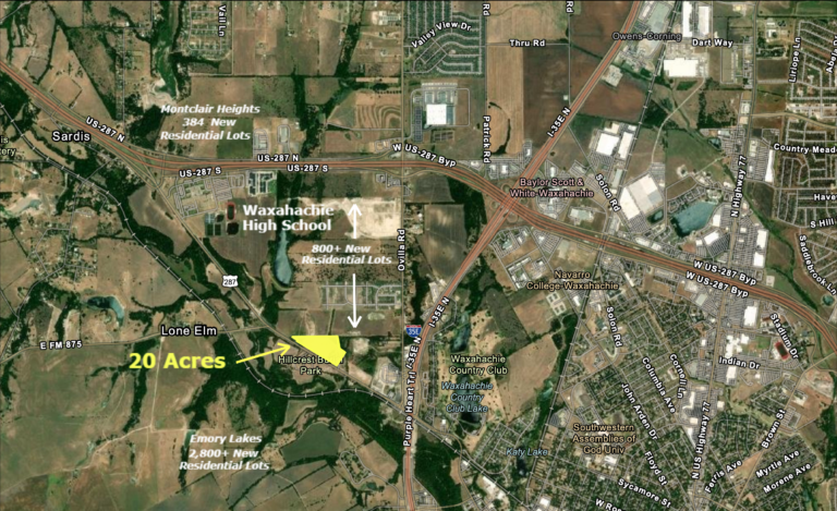 20 Ac W Hwy 287 Lot Dev Nearby